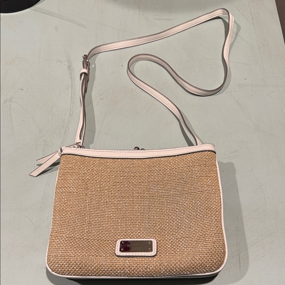 Nine West Handbags - Nine West Crossbody Bag with White Trim